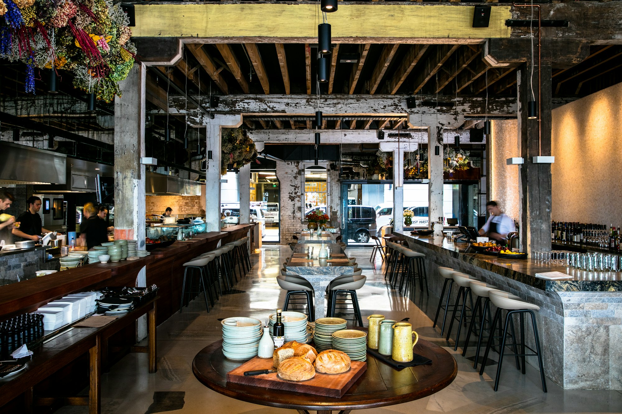 Amano dining room in Britomart. Photo from savor.co.nz.