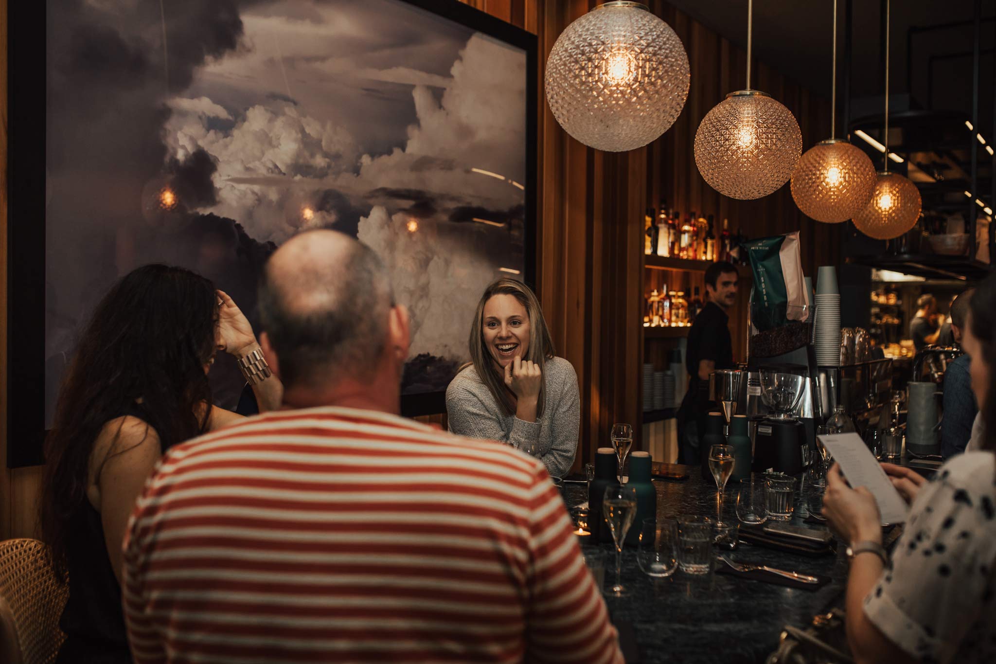 Hugo’s Bistro bar on Shortland Street. Photo from hugosbistro.co.nz.
